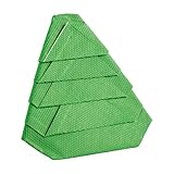 10 Pre-Folded Christmas Tree-Shaped Standing Napkins - Image 4