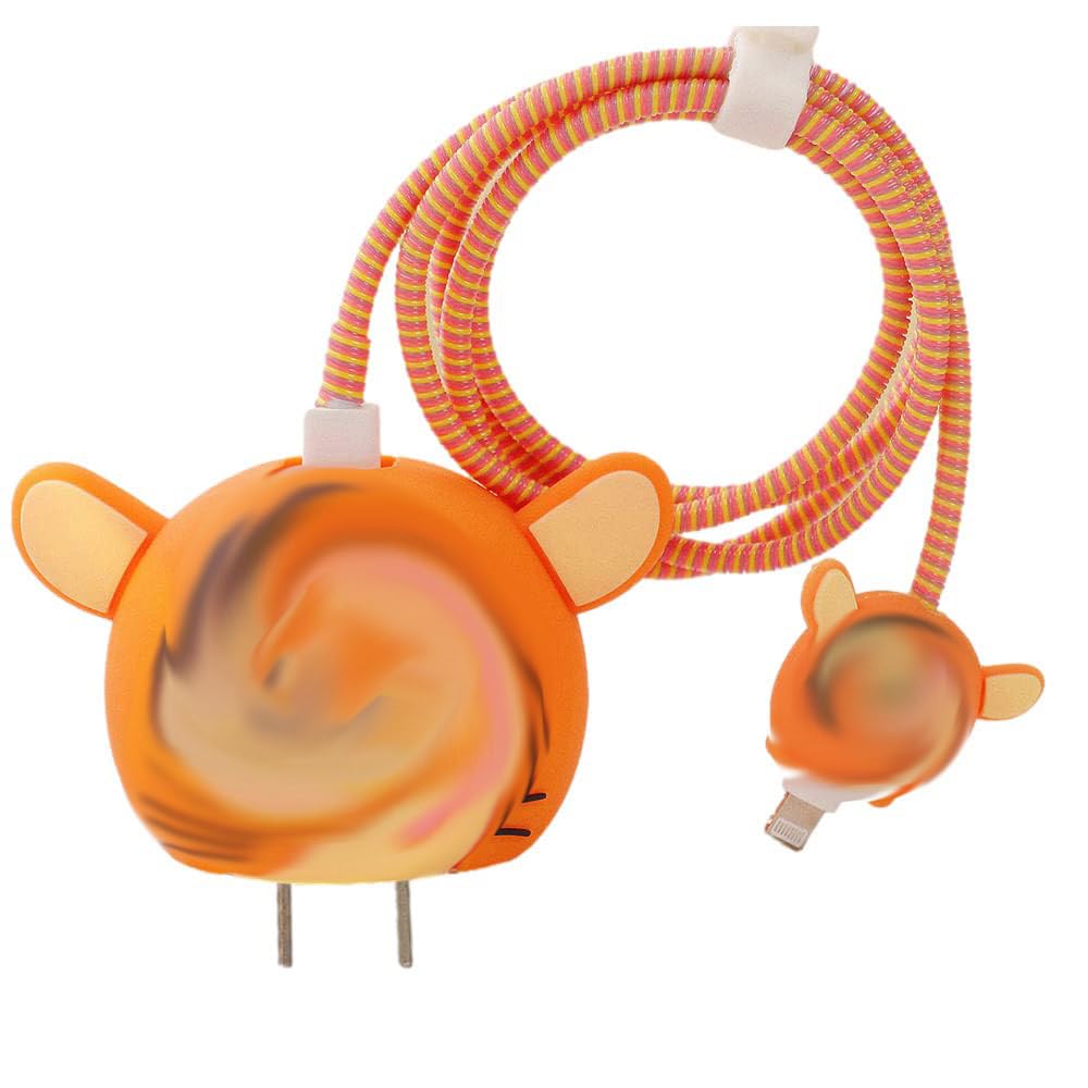 ZOSTLAND 5 in 1 DIY 18W 20W Heart Shape Protector Data Cable USB Charger Line Earphone Wire Saver Organizer Compatible with iPhone 11 12 13 14 15 Pro Max