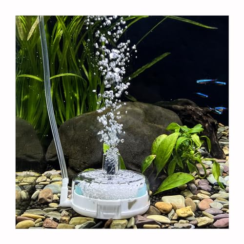 Image of UPETTOOLS Mini Aquarium Sponge Filter, Small Internal Fish Tank Filter Detachable Submersible Filter with Air Stone Suitable for 20-40 Gallon Tank ((Air Pumps and Air Tube Not Included)