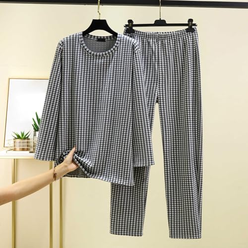 Pijama de franela térmica con forro polar interior para el frío del hogar 2