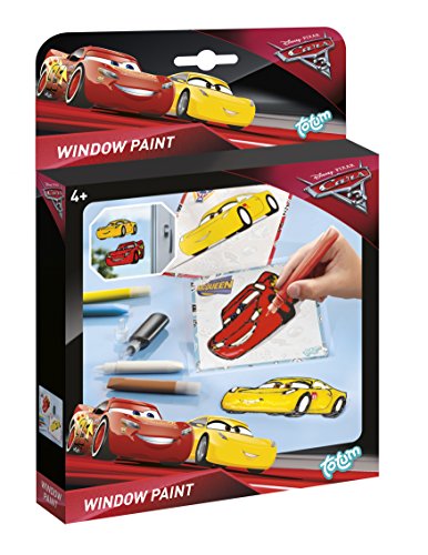 Preisvergleich Produktbild Totum BJ140080 Kit Kreative Malerei Glasscheiben Cars Disney