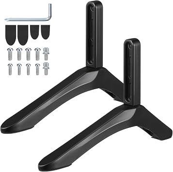 COHEALI Universal TV Stand Bracket for 32-65 Inch Flat Screen TV Stable Triangle Base TV Support Stand Tabletop Holder for Living Room Bedroom Use TV Replacement Legs