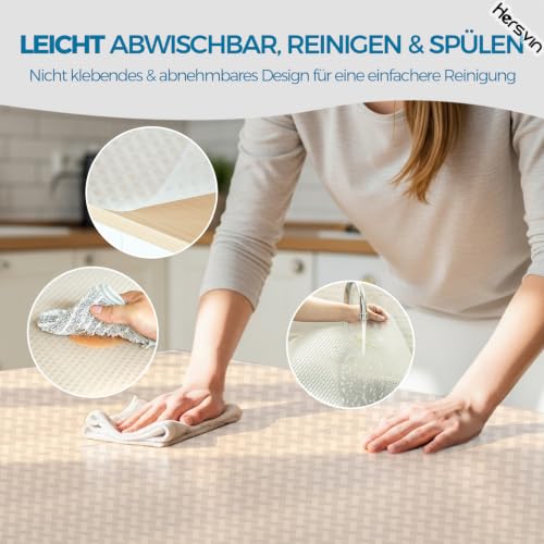 Hersvin Schubladenmatte 30cmx500cm Schrankpapier Schubladeneinlage Eva Wasserfest Nicht Klebende Unterlage Teppich für Küchenschränke… – Ansicht 6