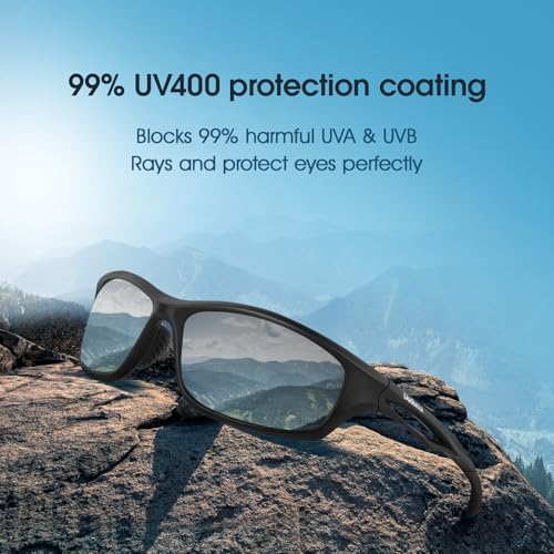 Image of Duduma Polarized Sports Sunglasses for Men Women Running Cycling Fishing Golf Driving Shades Sun Glasses Tr90