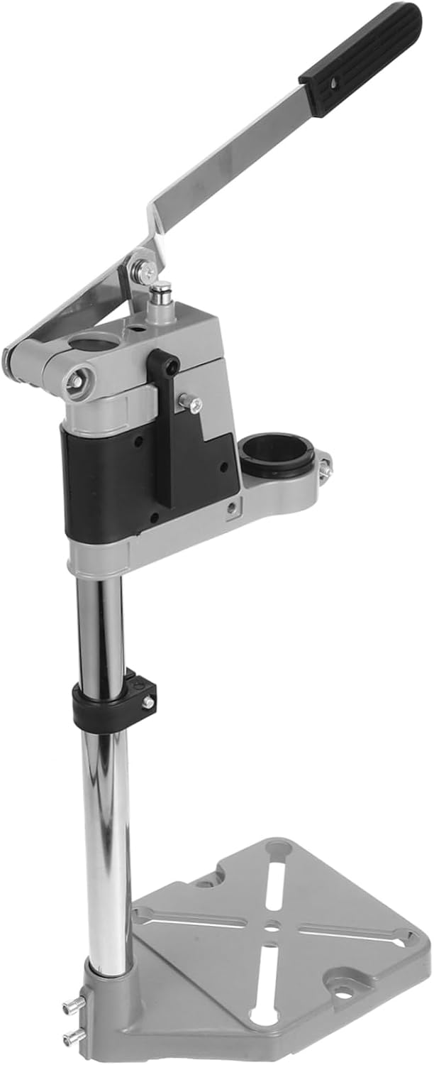 ARTIBETTER Multifunctional Electric Drill Press Stand Heavy-duty Cast Iron Base for Enhanced Stability Drill Holder for Hand Use for Workshop Projects and Repair Tasks