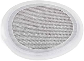 FALKIN 10 20 40-80 100 150 200 300Mesh Filter Screen 1.5" 2" 3" 4" Tri Clamp Silicone Gasket Seal Strip Sanitary Homebrew (Color : 100 Mesh, Size : 64mm OD(2inch TC))