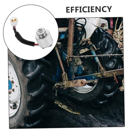 Interruptor de encendido con llaves para tractor compatible con Kubota 4