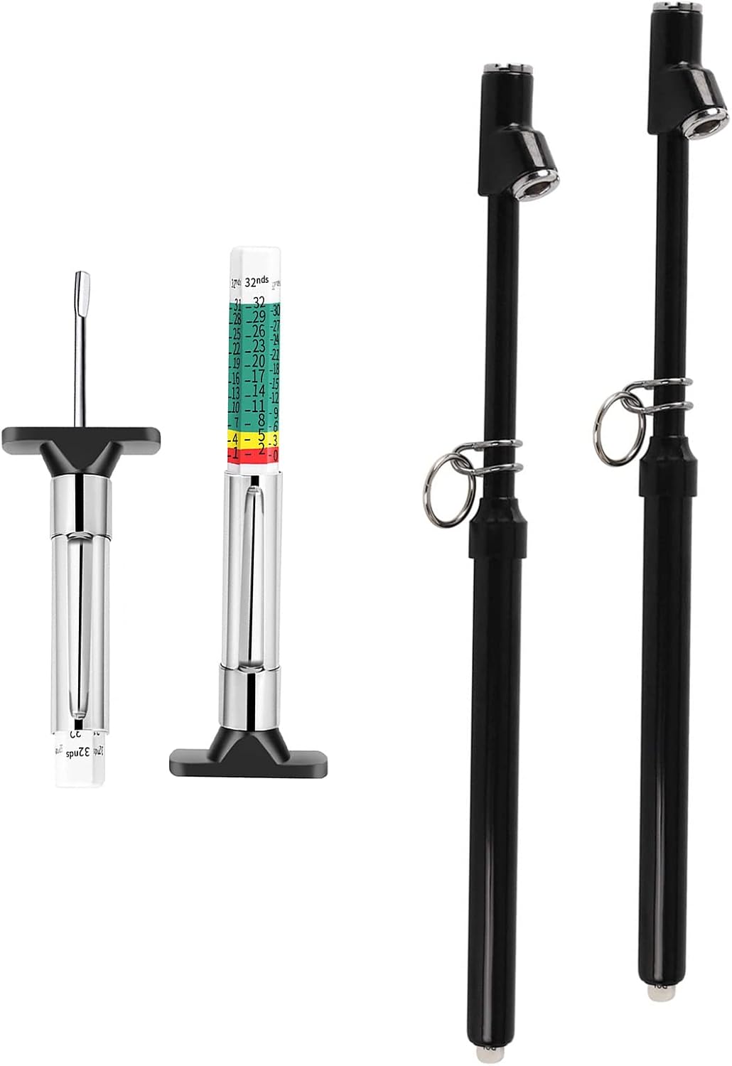 GODESON 88702 Smart Color Coded Tire Tread Depth Gauge Pack