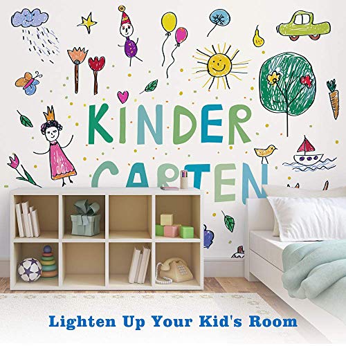 rabbitgoo Whiteboard folie zelfklevend beschrijfbaar muursticker 44,5 x 198 cm met 1 wateroplosbare markeerstift dikte… - Image 6