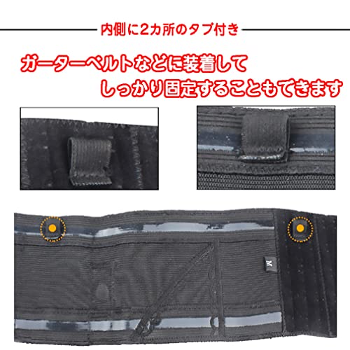 RISACCA レディース レッグ ホルスター 刺繍 ガーター ハン