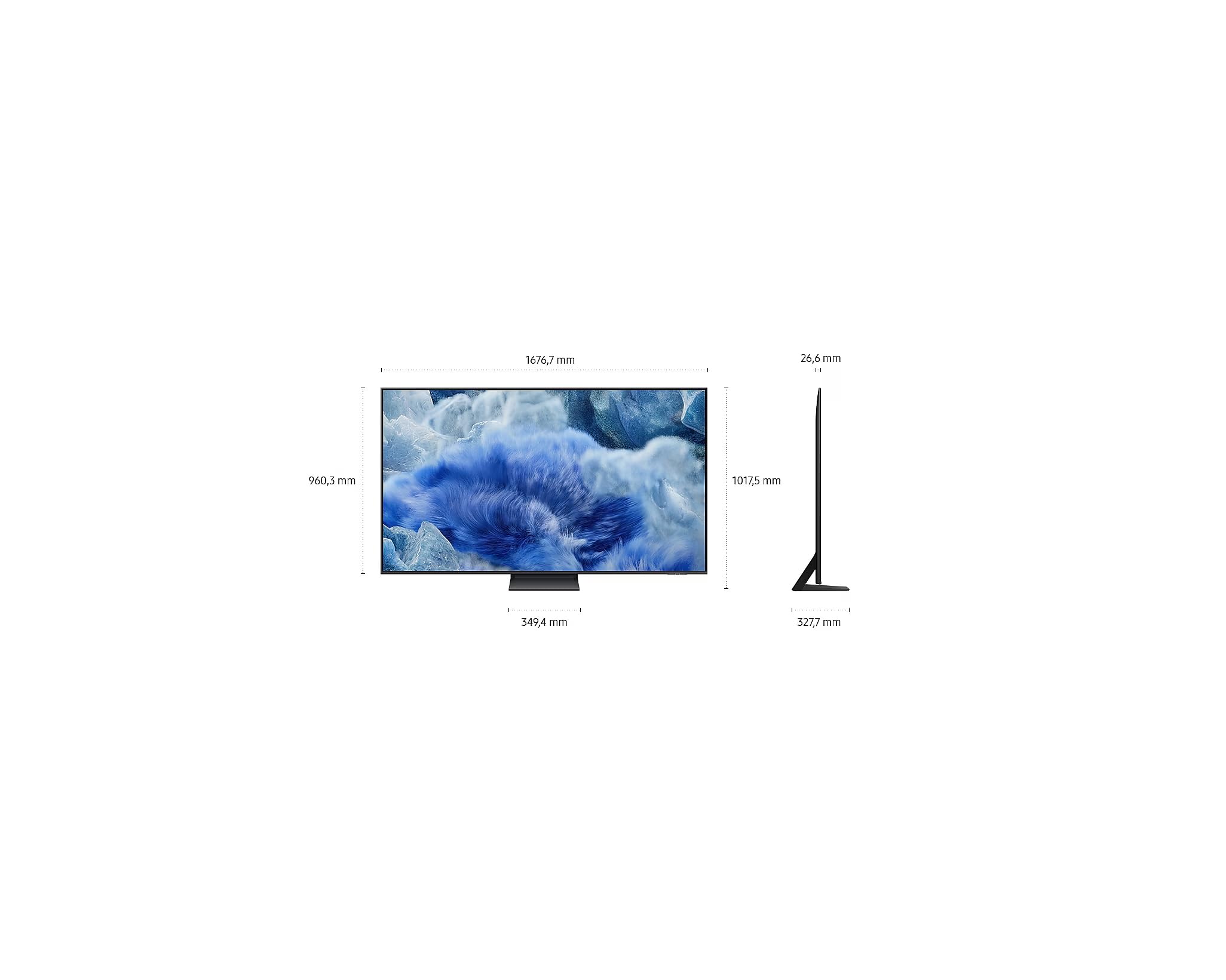 Samsung QE75Q8F | Modèle étranger