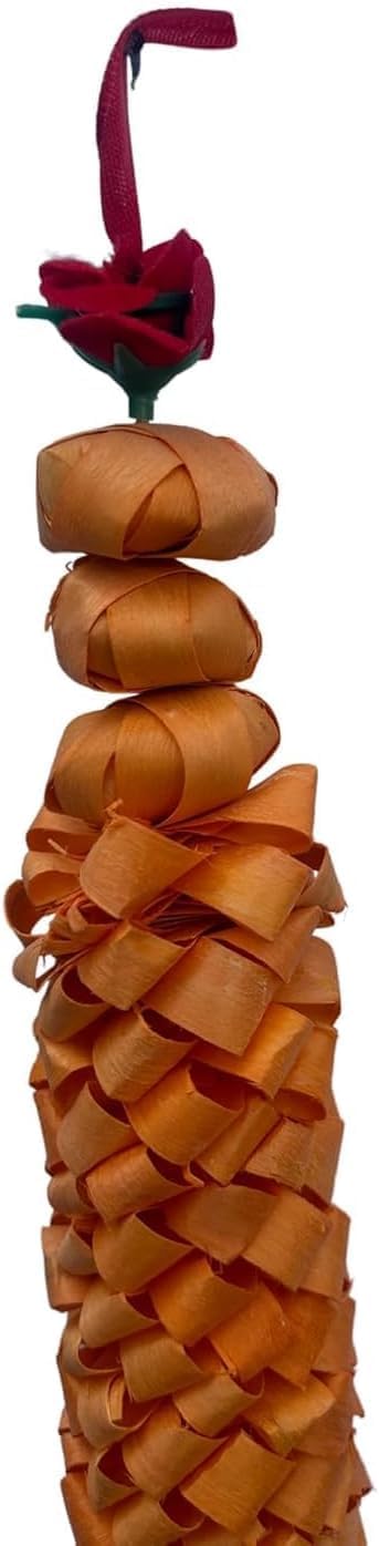 Bhakti Collection Store Chandan Haar Mala Garland for God and Pitra/Ancestors/Loved Ones Photo Frame & Idols TY1-1 Hand Made Mala Yellow (Step 4/24 inch/60 cm)