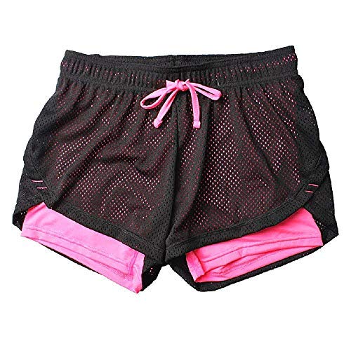 Short de sport Mer femme fusion et noir idéal pour le fitness estival
