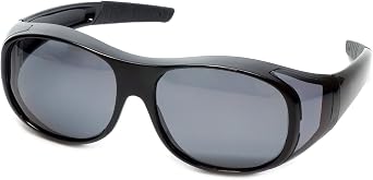Calabria 7659 Medium Fitover Sunglasses Wear Over Prescription Eyeglasses Men Women Big Sun Glass Fit Over Regular Glasses
