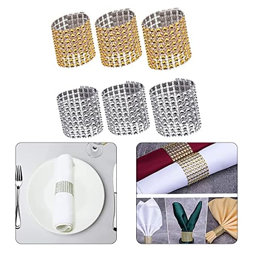 Eyourlife 100pcs Anillos de Servilleta Hebilla de Servilleta de Plástico para Servilleta, Toallas de Papel, Manteles para Decoración de Restaurante Hotel Boda Banquete Mesa de Comedor (Oro/Plateado)