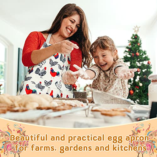 2 Pcs Egg Apron For Fresh Eggs Hen Duck Goose Eggs Holder Aprons Adjustable Gathering Apron With Pockets For Home Kitchen (12 Pockets) #TOP5