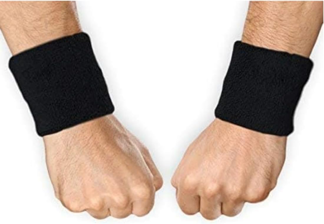 Sports Wristband - Workout Wrist Bands, Sweat Bands for Men & Women