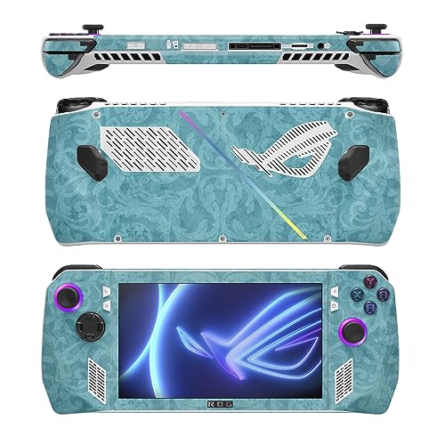 Image of MightySkins Skin Compatible with Asus ROG Ally - Baby Blue Jacquard | Protective, Durable, and Unique Vinyl Decal wrap Cover | Easy to Apply