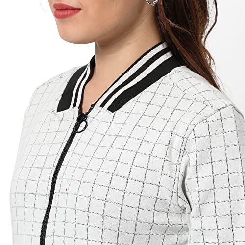 Image of PINACOLADA Women's Puffer Regular Fit Bomber Jacket For Winter Wear | Standing Collar | Full Sleeve | Zipper | Casual Jacket For Woman & Girl | Western Stylish Jacket For Women