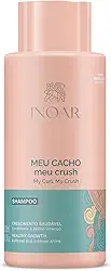 Inoar, Meu Cacho Meu Crush, Shampoo, Limpeza Suave, Hidratação e Definição para Todos os Tipos de Cachos - 500g