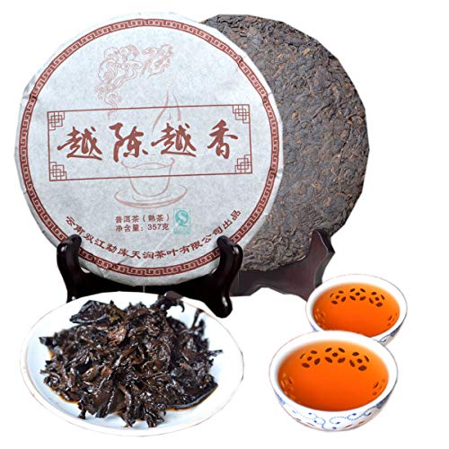 通用 Puer Black Tea 357g PU erh Tea Torta madura Yunnan Jingmaishan Premium Old Tree Tea