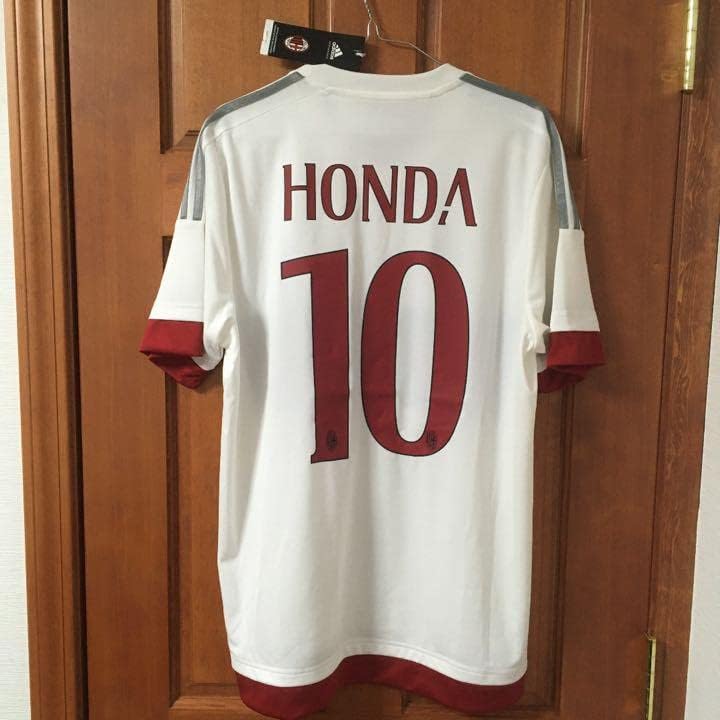 【⭐︎新品タグ付/正規品】ACミラン 本田圭佑 アウェイ用ユニフォーム タグ付ACミラン 本田圭佑 アウェイ用ユニフォーム