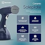 Electrolux Steamer for Clothes, 1500 Watt Portable Handheld Fabric and Garment Steamer with Lint Remover & Fabric Brush, Ultra-Fast Heat Up, 18 Min Continuous Steam for Powerful Wrinkle Remover, Blue - Image 4