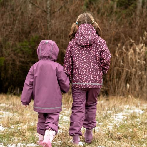 Image of JAN & JUL Waterproof Fleece Lined Rain Jacket, Raincoat for Toddlers and Kids