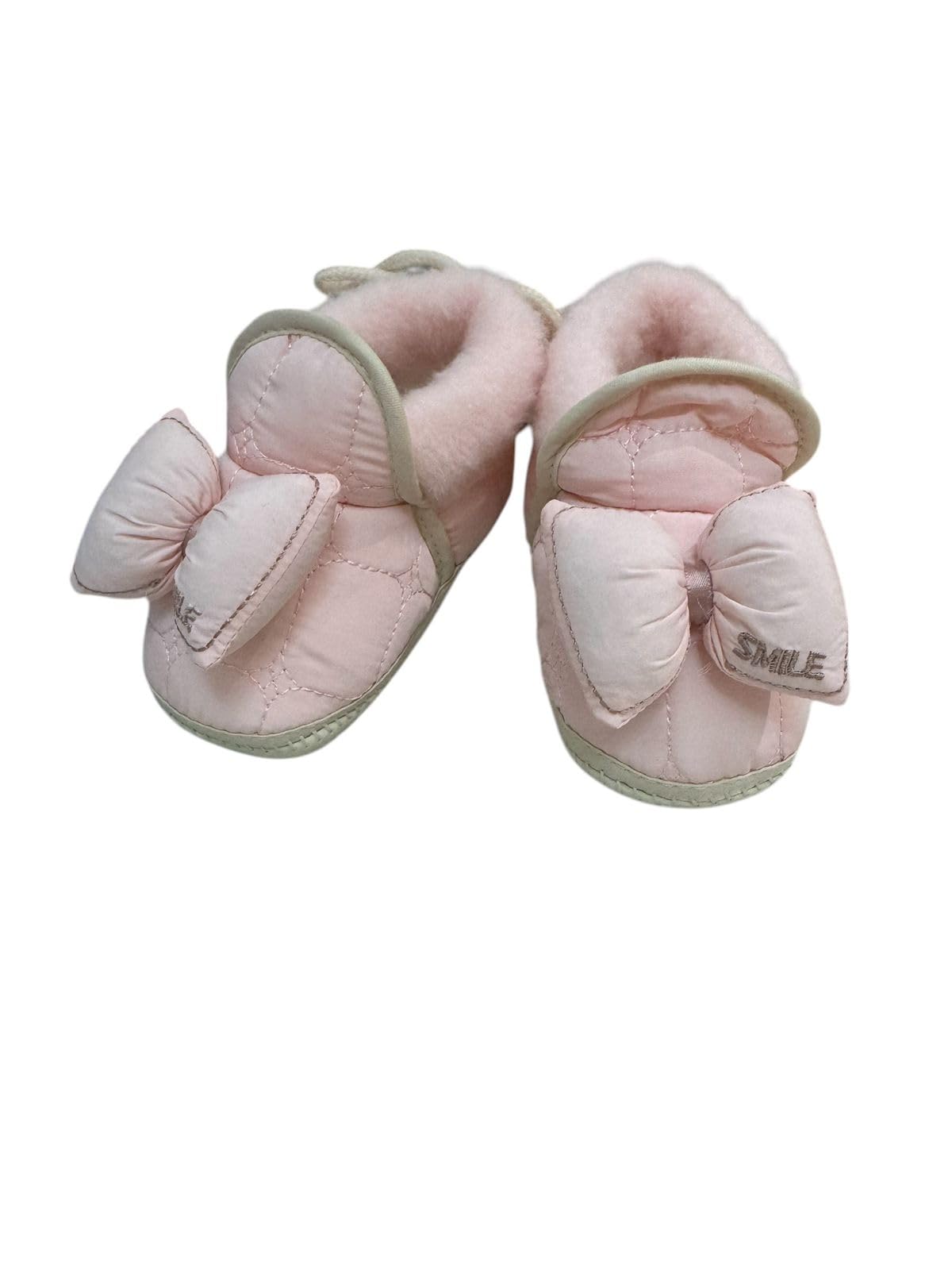Unisex Baby Woolen Booties for Cute Bow Design Soft, Cozy & Warm Infant Shoes, Perfect for Winter, Newborn and Toddler Footwear-image-8