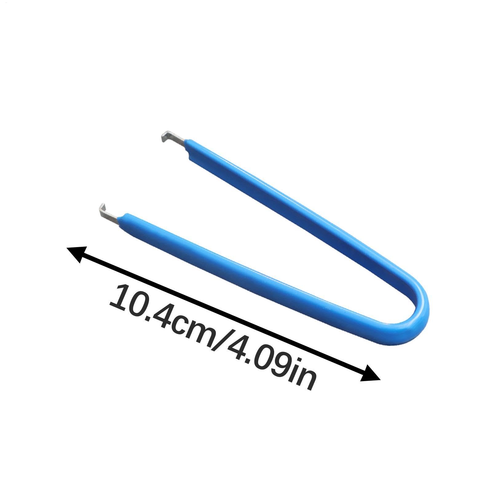 Estrattore IC - Estrattore di chip IC, estrattore a forma di U per chip IC, scheda madre con impugnatura in vinile isolato, strumento di rimozione in acciaio inossidabile per chip IC, blocchi