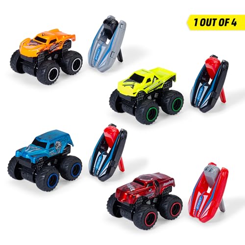 Dickie Toys - Key Racer Auto (1 Stück) - kleines Spielzeugauto für Kinder ab 3 Jahre mit Schlüssel-Launcher und Metall-Karosserie, zufällige Auswahl aus 4 Farben, je 6,5 cm