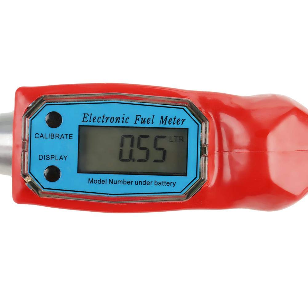 Boquilla de pistola de aceite, boquilla de llenado de combustible con medidor de flujo digital, boquilla de medidor de válvula de control de aceite, para llenado de diesel, queroseno, gasolina