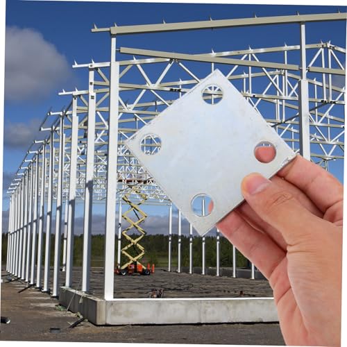 Plaque de base acier soudable pour support structure flange industrielle durable - 3