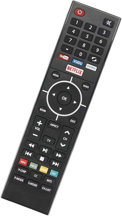 New Remote Control Replacement for Element TV ELSW3917BF E4SFT5017 E4STA5017 ELSJ5017