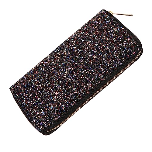 LIFKOME Elegant Women Wallet Zippered Handbag Shiny Wallet for Women Purse Fashionable Crossbody Purse - Main Image
