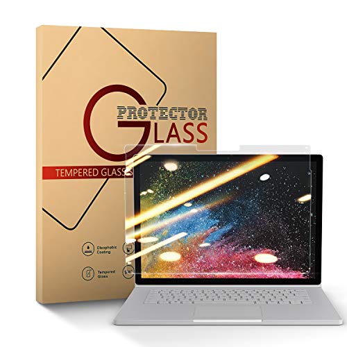 Screen Protector for Surface Book - 9H Hardness HD Tempered Glass Screen Protector