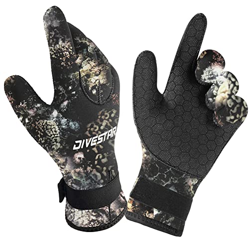 Guantes de neopreno térmicos para pesca submarina natación y rafting