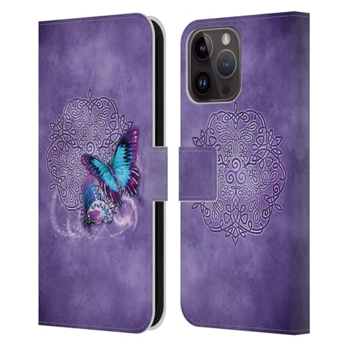 Carcasa iPhone 15 Pro Max con tapa protectora diseño Mariposa Celta