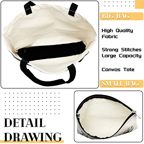 Set de 2 Bolsas Tote de Lona para Regalo de Profesoras miniatura 5