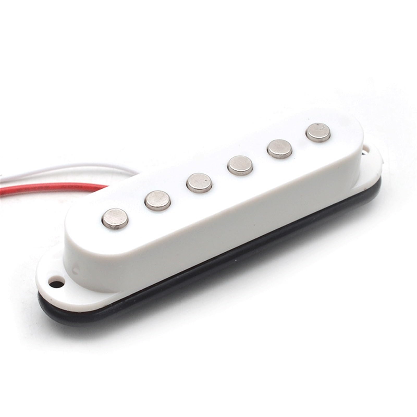 Conjunto De Línea Con Pastilla HSH, Potenciómetro De 500 K, Orificio De Salida De 6,35 Apto Para Guitarra Eléctrica ST(White)