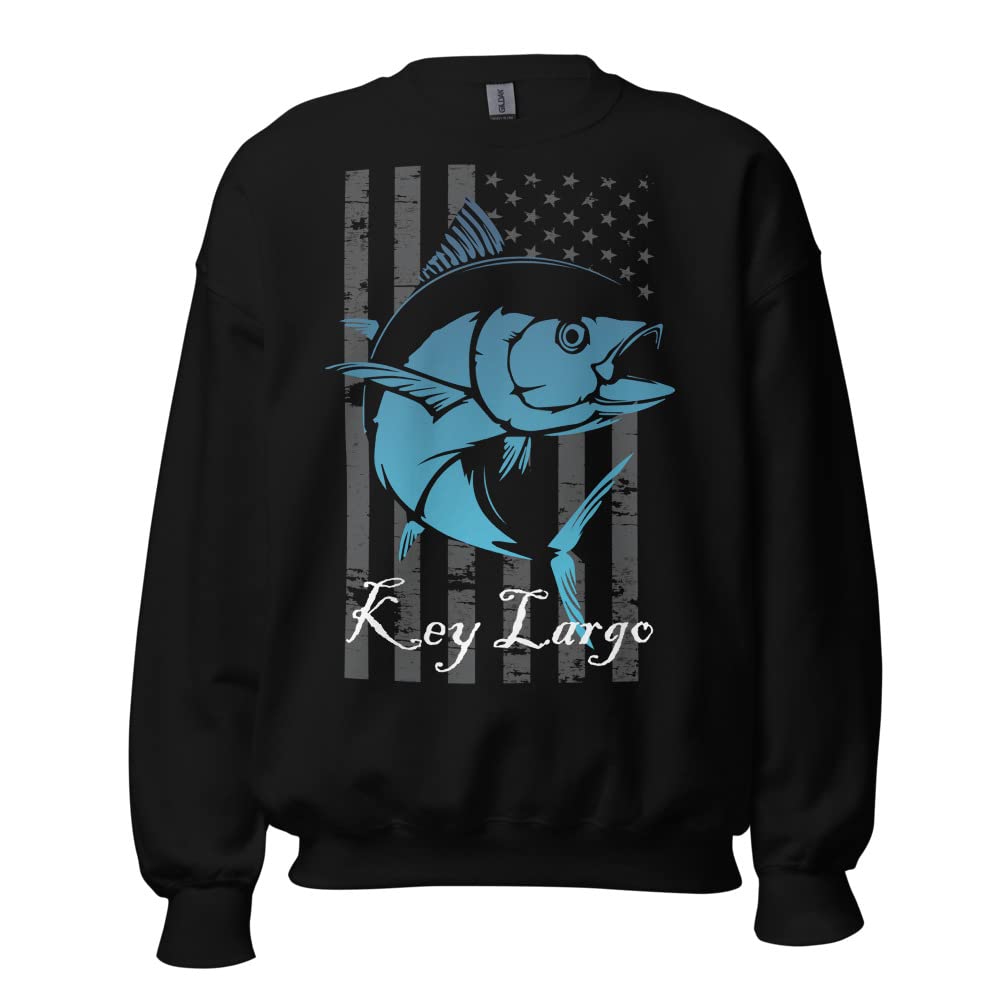 Tuńczyk Ryba USA Graficzny Klucz Largo Bluza Słonowodne Głębokie Morze Gra Wędkarstwo Floryda Klucze