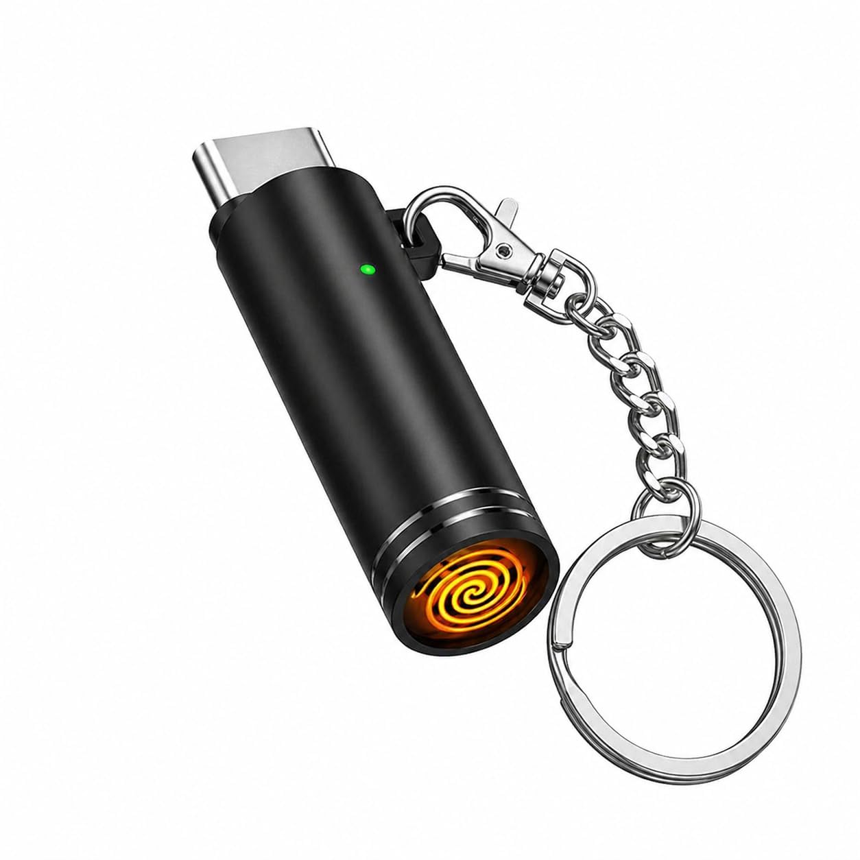 Electric USB Lighter with Type-C Connector for Android Phones – Windproof Flameless Tungsten Coil Design-picture-25