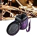 VGEBY Music Bowl Bag,Singing Bowl Storage Bag Crystal Singing Bowl Carrying Case with 2 External Pocket Dual (10in Pure Purple), VGEBYY6QTF2RHAO-12