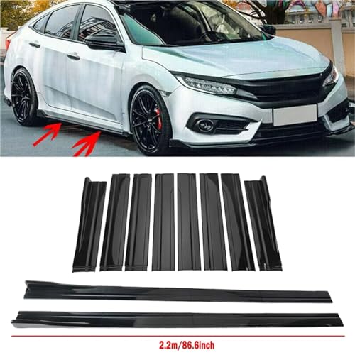 Extensiones faldones laterales para cubrir roces en panel basculante de coche Benz 5