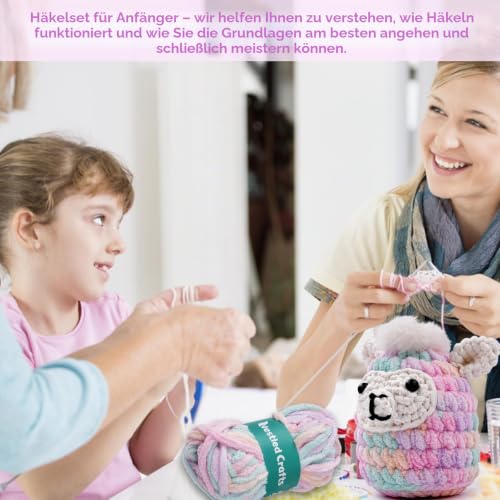 LetCart Lama Häkelset für Anfänger – Komplettes Starter-Set mit Video-Anleitung – Bild 4