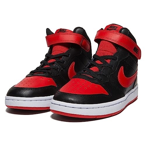 Image of Nike Unisex-Child Court Borough Low 2 (PSV) Casual Shoe