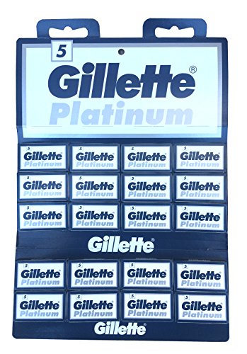 100 cuchillas de afeitar Gillette Platinum