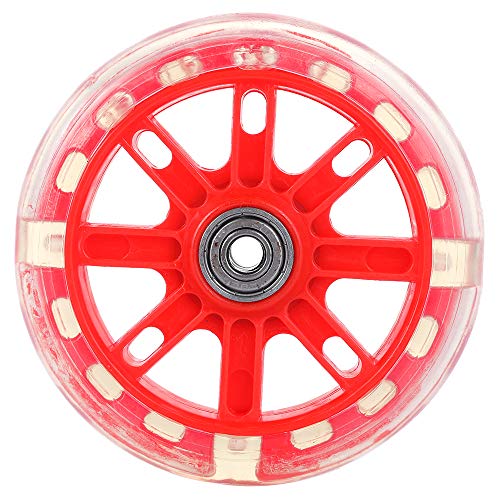 Kit de Ruedas de Entrenamiento para Bicicleta 12-20 pulgadas, ruedas estabilizadoras infantiles color rojo, accesorio universal para bicicletas miniatura 1