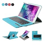 💙 Dingrich Samsung Galaxy Tab 10.1(solo para la generación 2016, no para 2019) Funda con Teclado, diseño único giratorio 360 permite vertical y horizontal. Perfecto para ver videos, escuchar música, navegar por la web y escribir en tu tableta, ofrece un mejor acceso a la pantalla táctil que cualquier otra funda en el mercado.