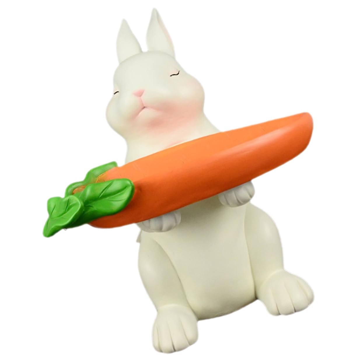 BESPORTBLE Plateau à Clés Lapin De Dessin Animé Assiette De Rangement pour Clés Récipient Décoratif Résine Plateau De Rangement pour Accessoires